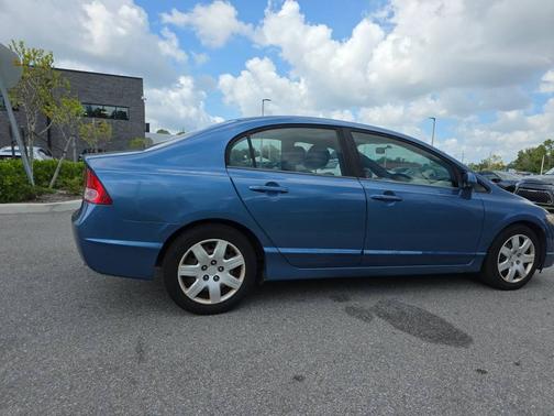 Atomic Blue Metallic 2008 Honda Civic 4dr Auto LX