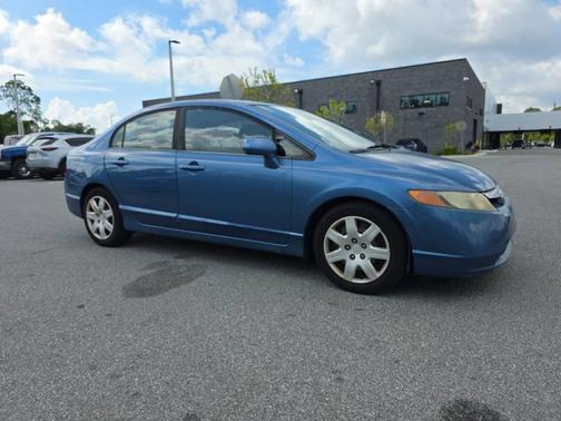 Atomic Blue Metallic 2008 Honda Civic 4dr Auto LX