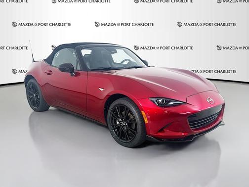 Soul Red Crystal Metallic 2026 Mazda MX-5 Miata Club Manual