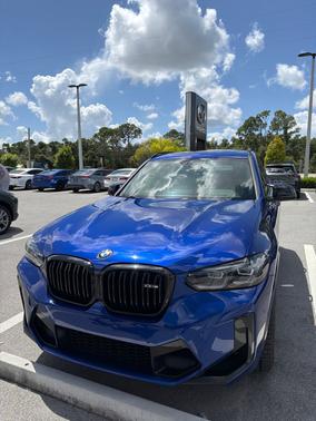 Marina Bay Blue Metallic 2022 BMW X3 M Sports Activity Vehicle