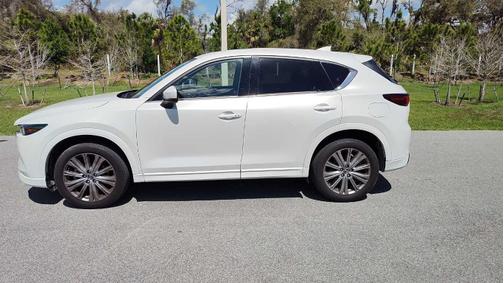 Rhodium White Metallic 2023 Mazda CX-5 2.5 Turbo Signature AWD