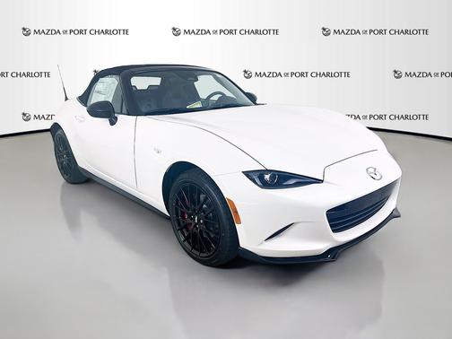 Snowflake White Pearl Mica 2026 Mazda MX-5 Miata Club Manual