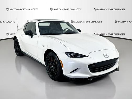 Snowflake White Pearl Mica 2024 Mazda MX-5 Miata RF Club Manual