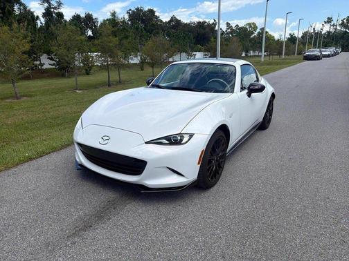 Snowflake White Pearl Mica 2024 Mazda MX-5 Miata RF Club Manual