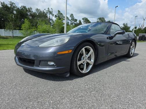 Cyber Gray Metallic 2009 Chevrolet Corvette 2dr Conv w/3LT