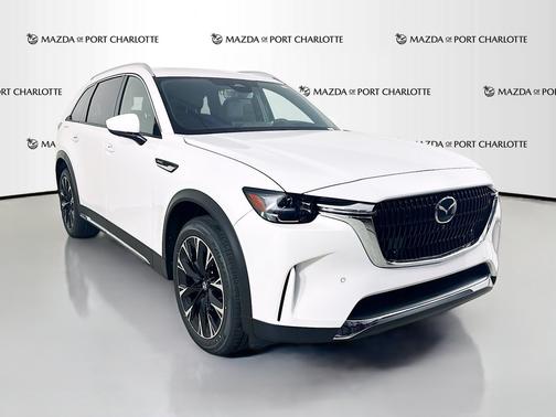 Rhodium White Premium 2026 Mazda CX-90 PHEV Premium Plus AWD