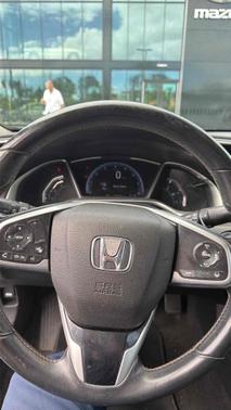 Cosmic Blue Metallic 2019 Honda Civic EX CVT