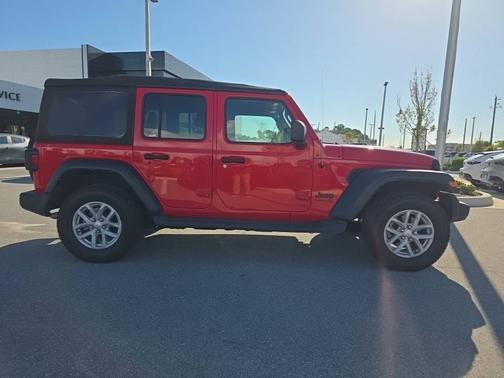 Firecracker Red Clearcoat 2023 Jeep Wrangler Sport S 4 Door 4x4