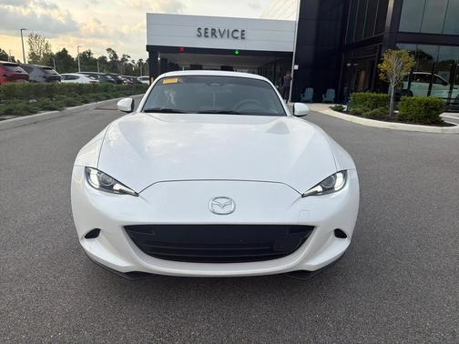 Snowflake White Pearl Mica 2024 Mazda MX-5 Miata RF Grand Touring Auto
