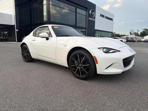 Snowflake White Pearl Mica 2024 Mazda MX-5 Miata RF Grand Touring Auto