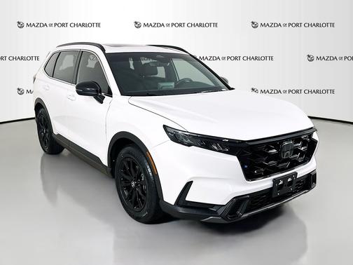 Platinum White Pearl 2024 Honda CR-V Hybrid Sport-L FWD