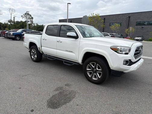 Super White 2016 Toyota Tacoma 2WD Double Cab V6 AT Limited (Natl)