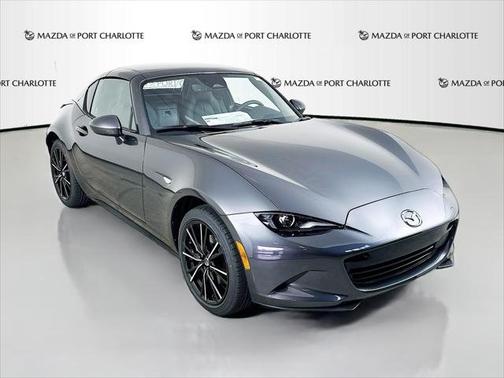 Machine Gray Metallic 2026 Mazda MX-5 Miata RF Grand Touring Auto