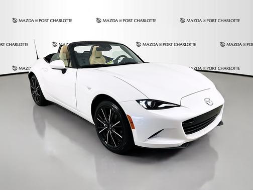 Snowflake White Pearl Mica 2026 Mazda MX-5 Miata Grand Touring Auto