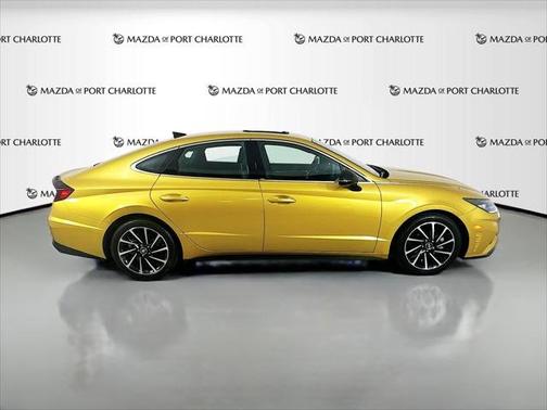 Glowing Yellow 2020 Hyundai SONATA SEL Plus 1.6T