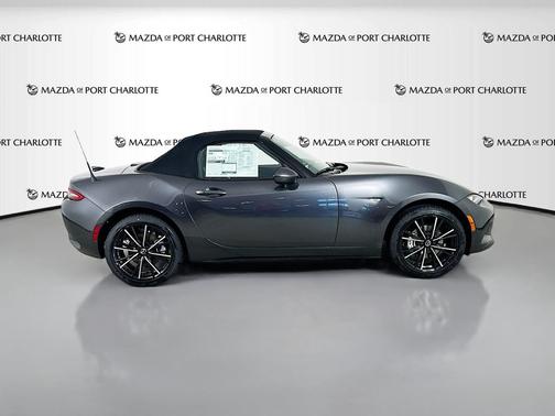 Machine Gray Metallic 2026 Mazda MX-5 Miata Grand Touring Auto