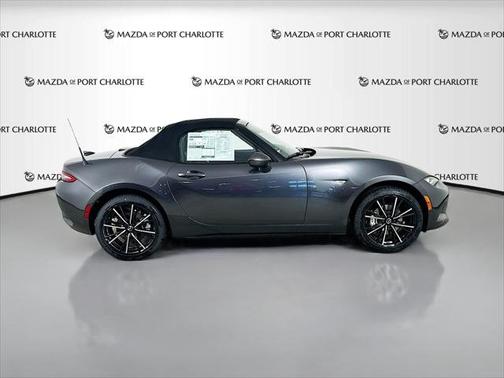 Machine Gray Metallic 2026 Mazda MX-5 Miata Grand Touring Auto