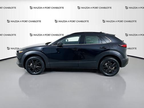 Jet Black Mica 2025 Mazda CX-30 2.5 Turbo Premium Package AWD