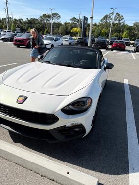 Bianco Gelato White 2017 FIAT 124 Spider Elaborazione Abarth Convertible