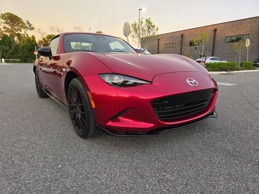 Soul Red Crystal Metallic 2024 Mazda MX-5 Miata RF Club Manual