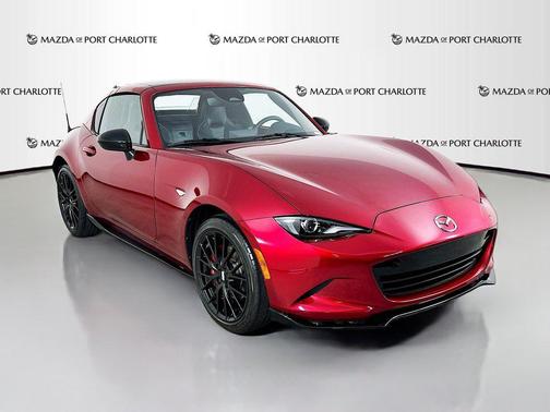 Soul Red Crystal Metallic 2024 Mazda MX-5 Miata RF Club Manual