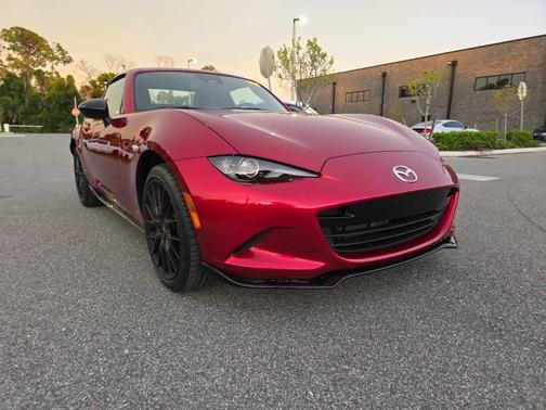 Soul Red Crystal Metallic 2024 Mazda MX-5 Miata RF Club Manual