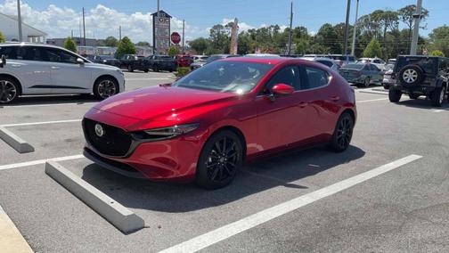 Soul Red Crystal Metallic 2019 Mazda Mazda3 FWD Manual w/Premium Pkg