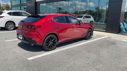 Soul Red Crystal Metallic 2019 Mazda Mazda3 FWD Manual w/Premium Pkg