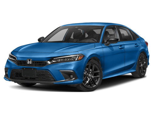 Aegean Blue Metallic 2024 Honda Civic Sport CVT