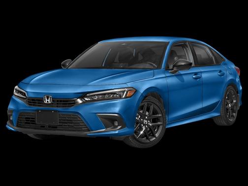 Aegean Blue Metallic 2024 Honda Civic Sport CVT