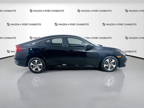 Cosmic Blue Metallic 2020 Honda Civic LX CVT