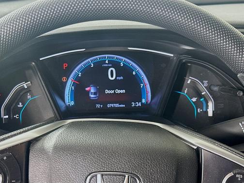 Cosmic Blue Metallic 2020 Honda Civic LX CVT