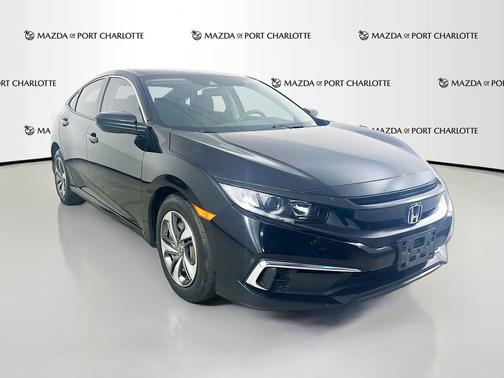 Cosmic Blue Metallic 2020 Honda Civic LX CVT