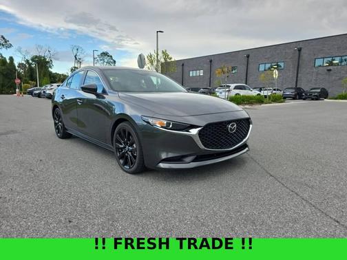 Machine Gray Metallic 2024 Mazda Mazda3 2.5 S Select Sport FWD