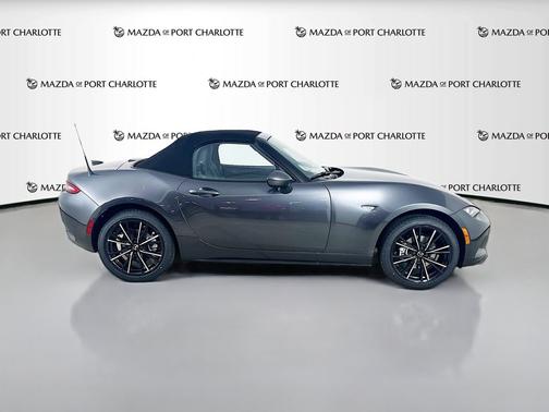 Machine Gray Metallic 2026 Mazda MX-5 Miata Grand Touring Auto