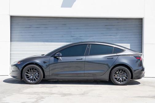 Stealth Grey 2025 Tesla Model 3 Long Range