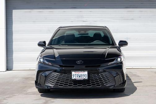 Midnight Black Metallic 2025 Toyota Camry SE