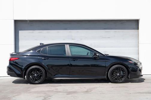 Midnight Black Metallic 2025 Toyota Camry SE