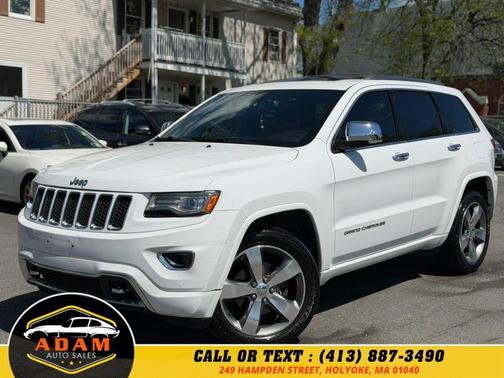 Bright White Clearcoat 2014 Jeep Grand Cherokee Overland