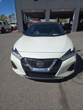 White 2019 Nissan Maxima 3.5 SR