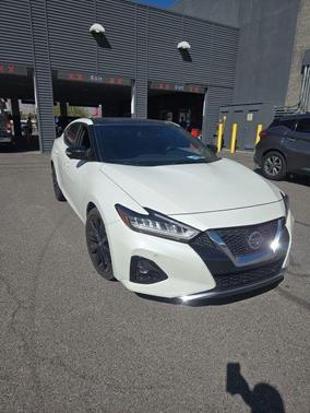 White 2019 Nissan Maxima 3.5 SR