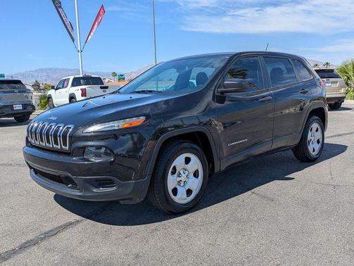 Brilliant Black Crystal Pearlcoat 2016 Jeep Cherokee Sport