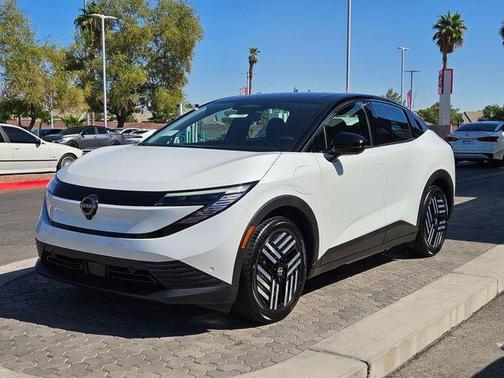 White / Black 2026 Nissan Leaf SV+