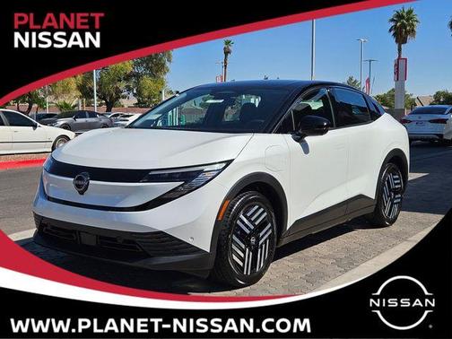 White / Black 2026 Nissan Leaf SV+