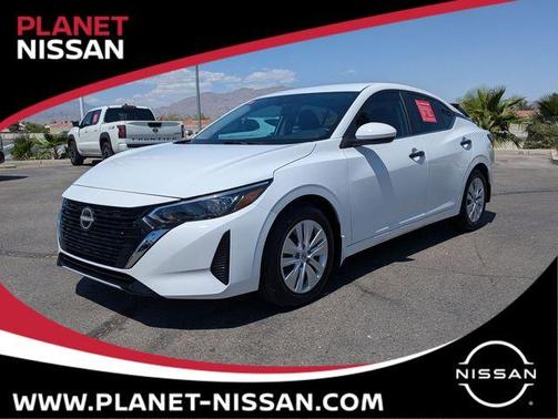 Cloud White 2025 Nissan Sentra S