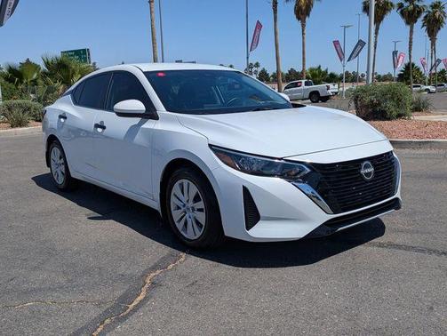 Cloud White 2025 Nissan Sentra S