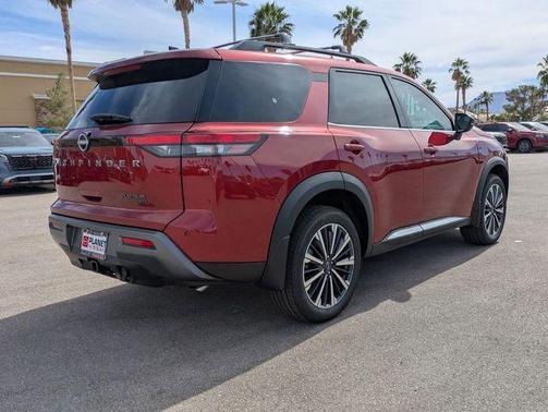 Scarlet Ember 2026 Nissan Pathfinder Platinum