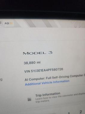 Gray 2023 Tesla Model 3 Base