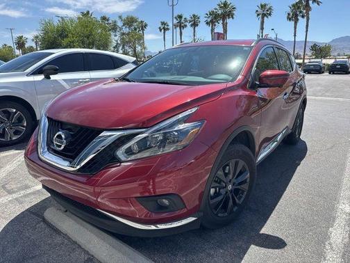 Red 2018 Nissan Murano SV