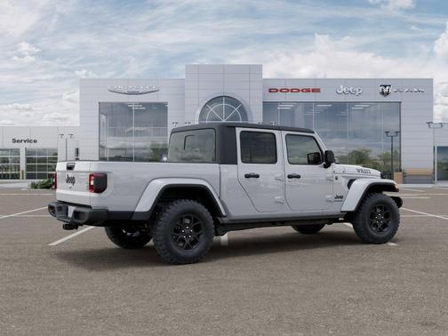 Bright White Clearcoat 2026 Jeep Gladiator Willys 4x4